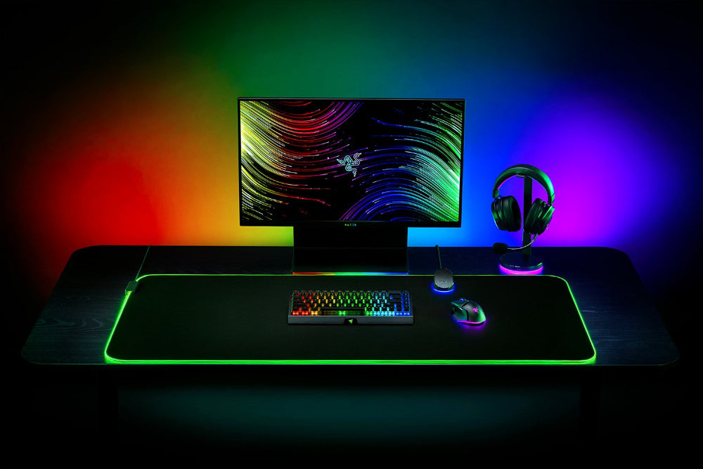 RAZER Mousepad RGB Goliathus Chroma Standard M size (355MM X 255MM)