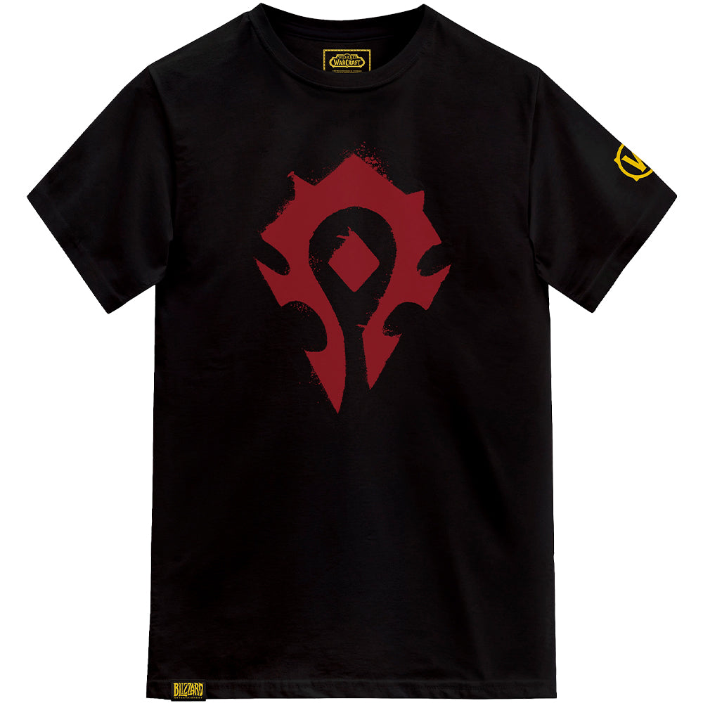 World of Warcraft Horde Classic t-shirt, color: black, size: S