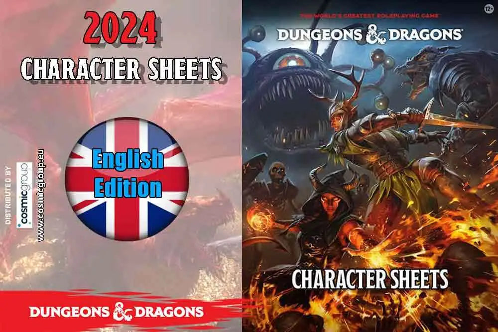 DUNGEONS & DRAGONS - CHARACTER SHEETS 2024