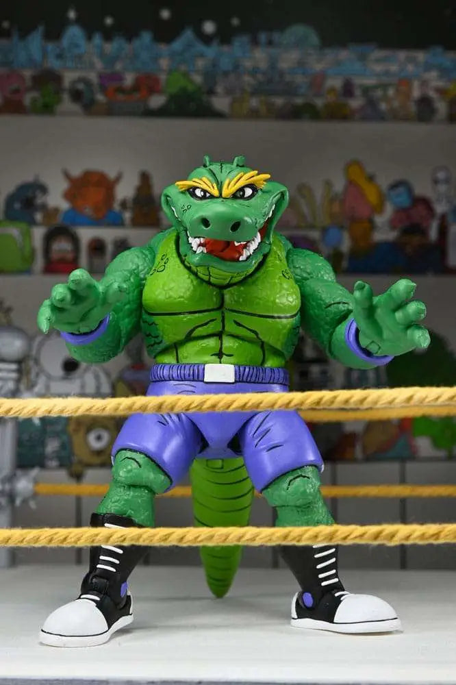TMNT ARCHIE COMICS STUMP WRESTLING LEATHERHEAD AF