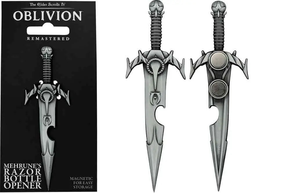 THE ELDER SCROLLS IV - OBLIVION - MEHRUNE RAZOR BOTTLE OPENER