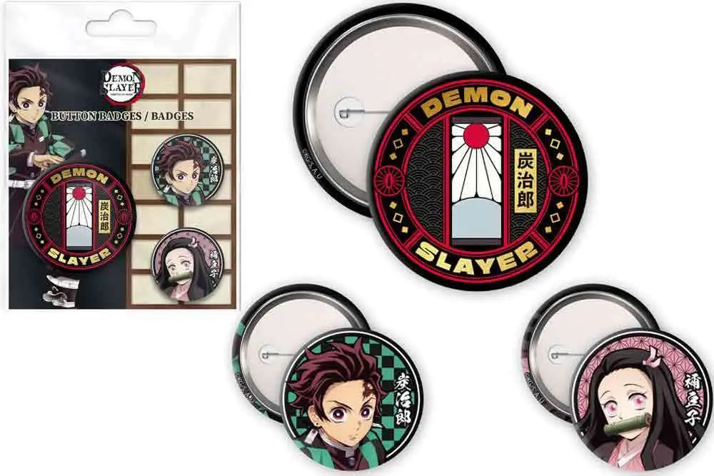 DEMON SLAYER BADGE PACK