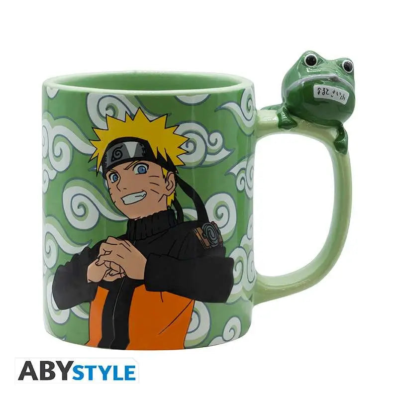 NARUTO SHIPPUDEN NARUTO & GAMA CHAN MUG 3D HANDLE