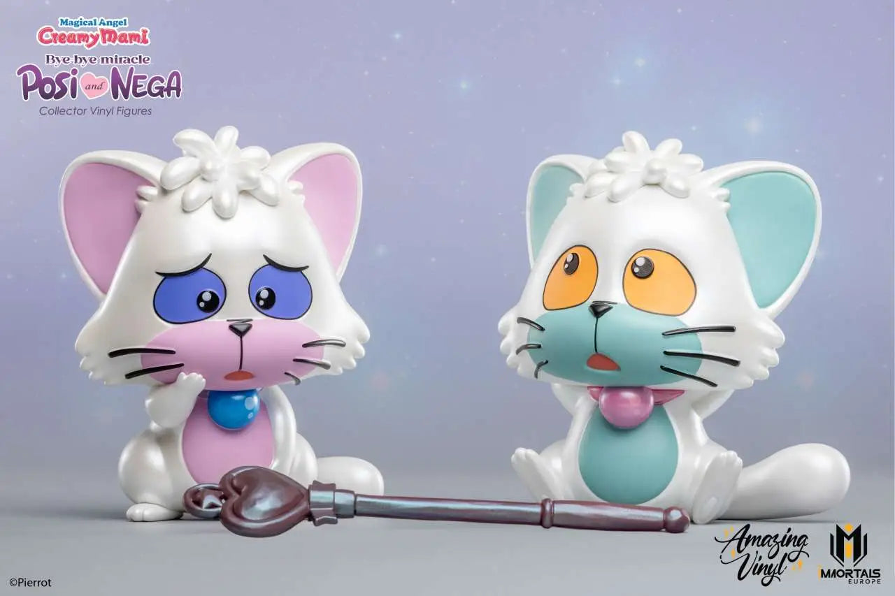 MAGICAL ANGEL CREAMY MAMI POSI AND NEGA BYE BYE MIRACLE VINYL PEARL EXCLUSIVE FIGURES