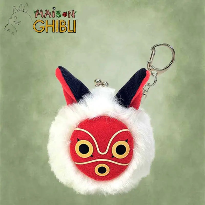 PRINCESS MONONOKE SAN'S MASK FUNWARI MINI COIN PURSE
