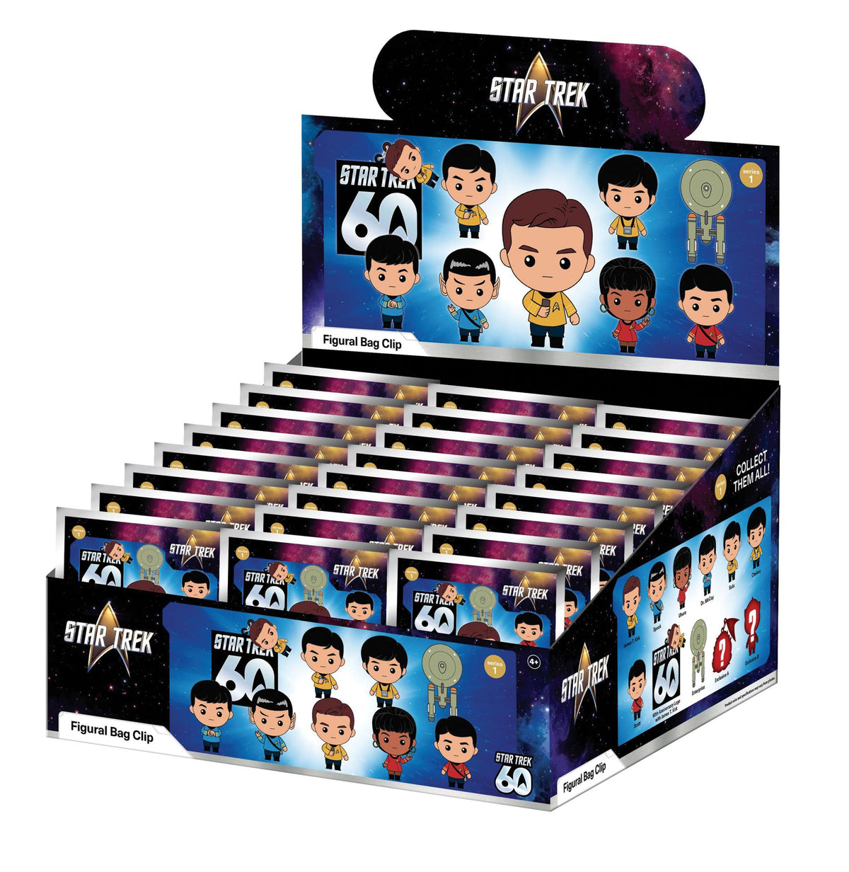 STAR TREK BAG CLIP BLIND BOX DISPLAY (24)