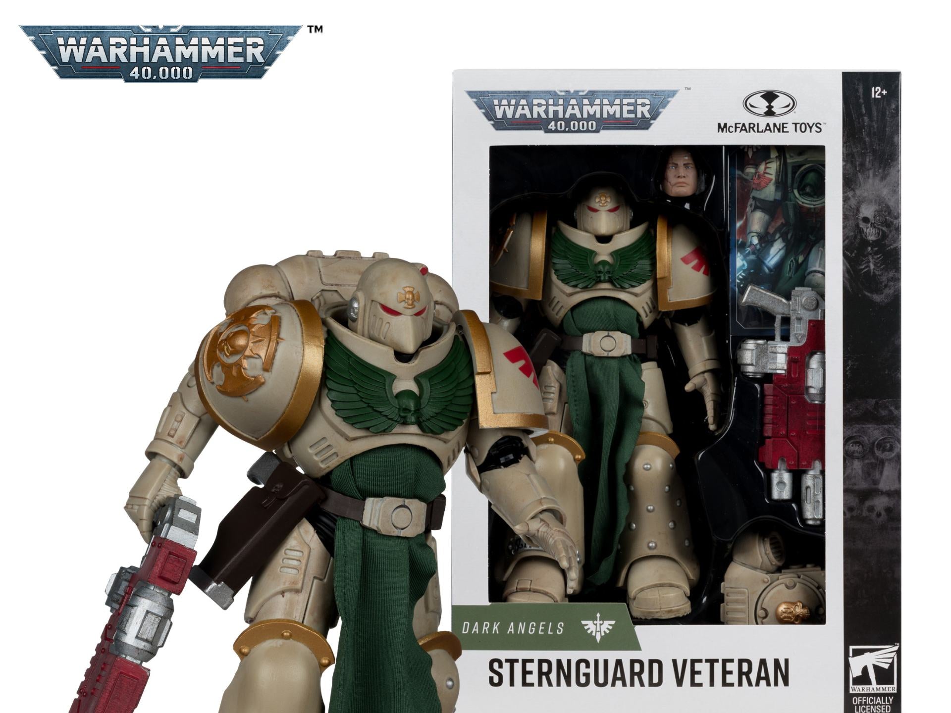 WARHAMMER 40000 7INCH WV12 STERNGUARD VETERAN SPACE MARINE ACTION FIGURE