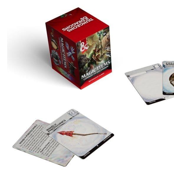 DUNGEONS & DRAGONS REFERENCE CARDS MAGIC ITEMS (COMMON AND UNCOMMON) ENG