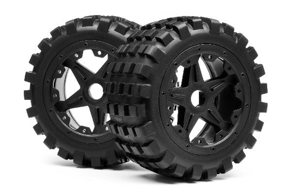 BLACKOUT XB MOUNTED WHEEL AND TYRE SET (REAR) PR