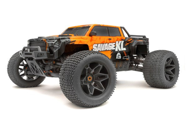 GTXL-6 Kingcab Painted Truck Body (Black/Orange)