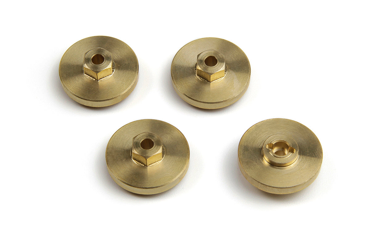 7mm Hex Hub Weight Set +4mm (Brass/4pcs)