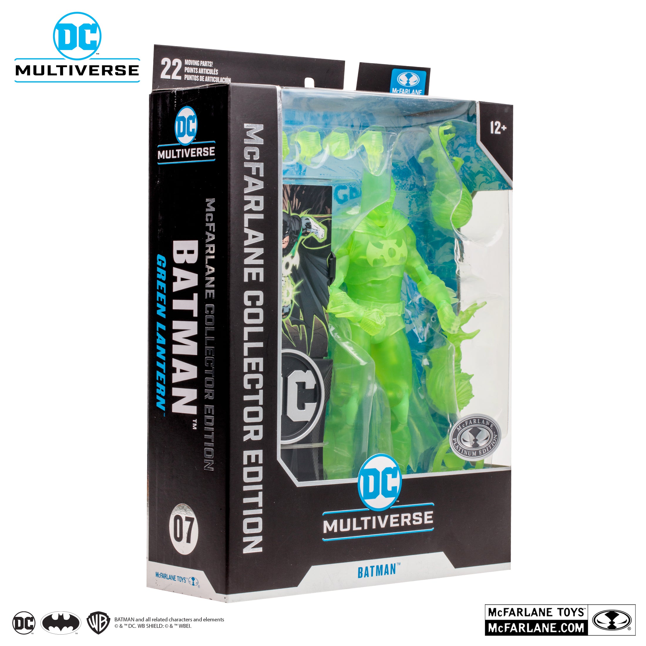 DC McFarlane Collector Edition Batman as Green Lantern Chase 22 Platinum Edition