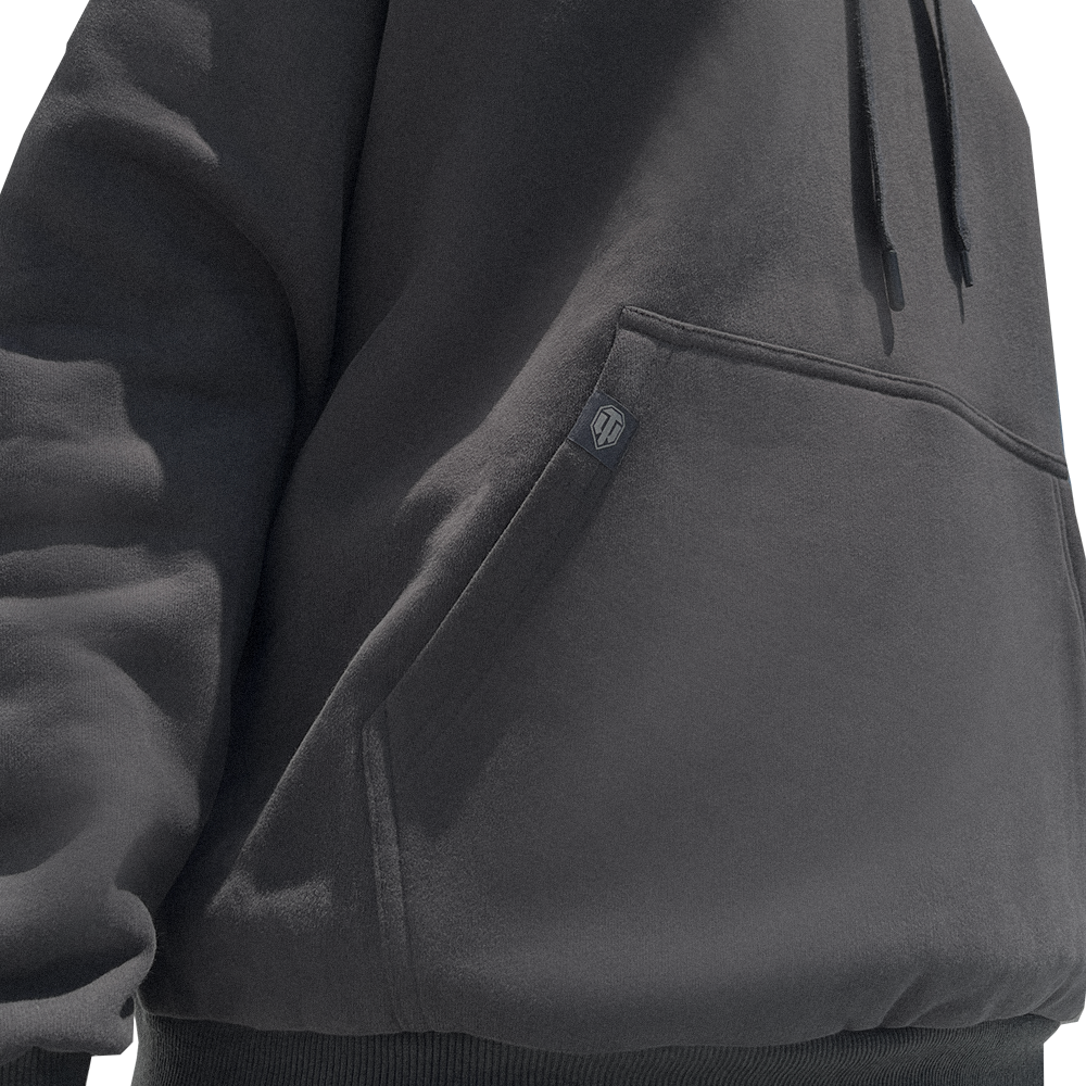 World of Tanks Hoodie with embossing grey, 3XL