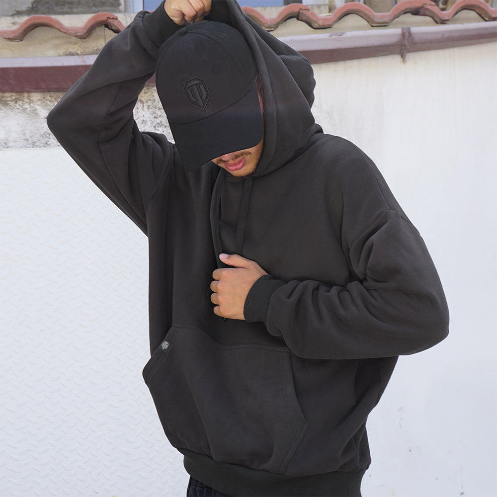 World of Tanks Hoodie with embossing grey, 2XL