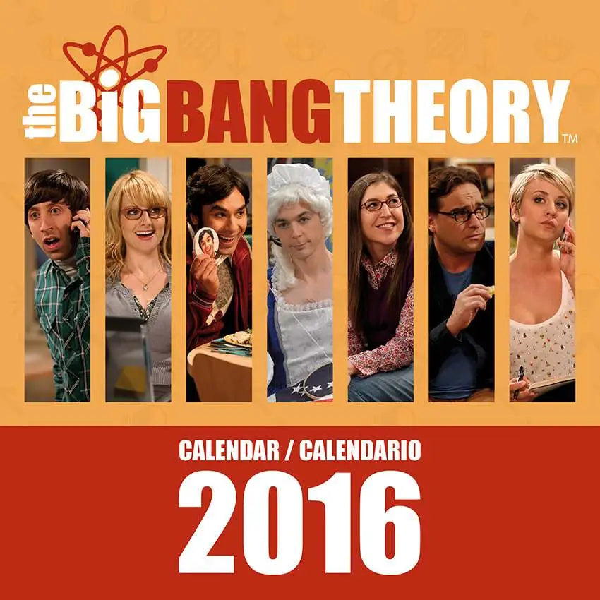 CALENDAR 2016 THE BIG BANG THEORY 2