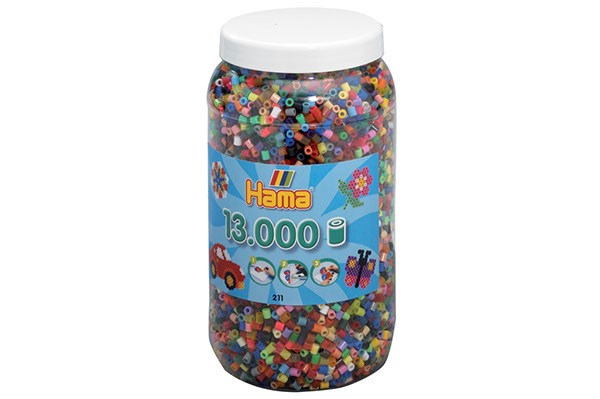 Hama midi perler 13000stk mix 68