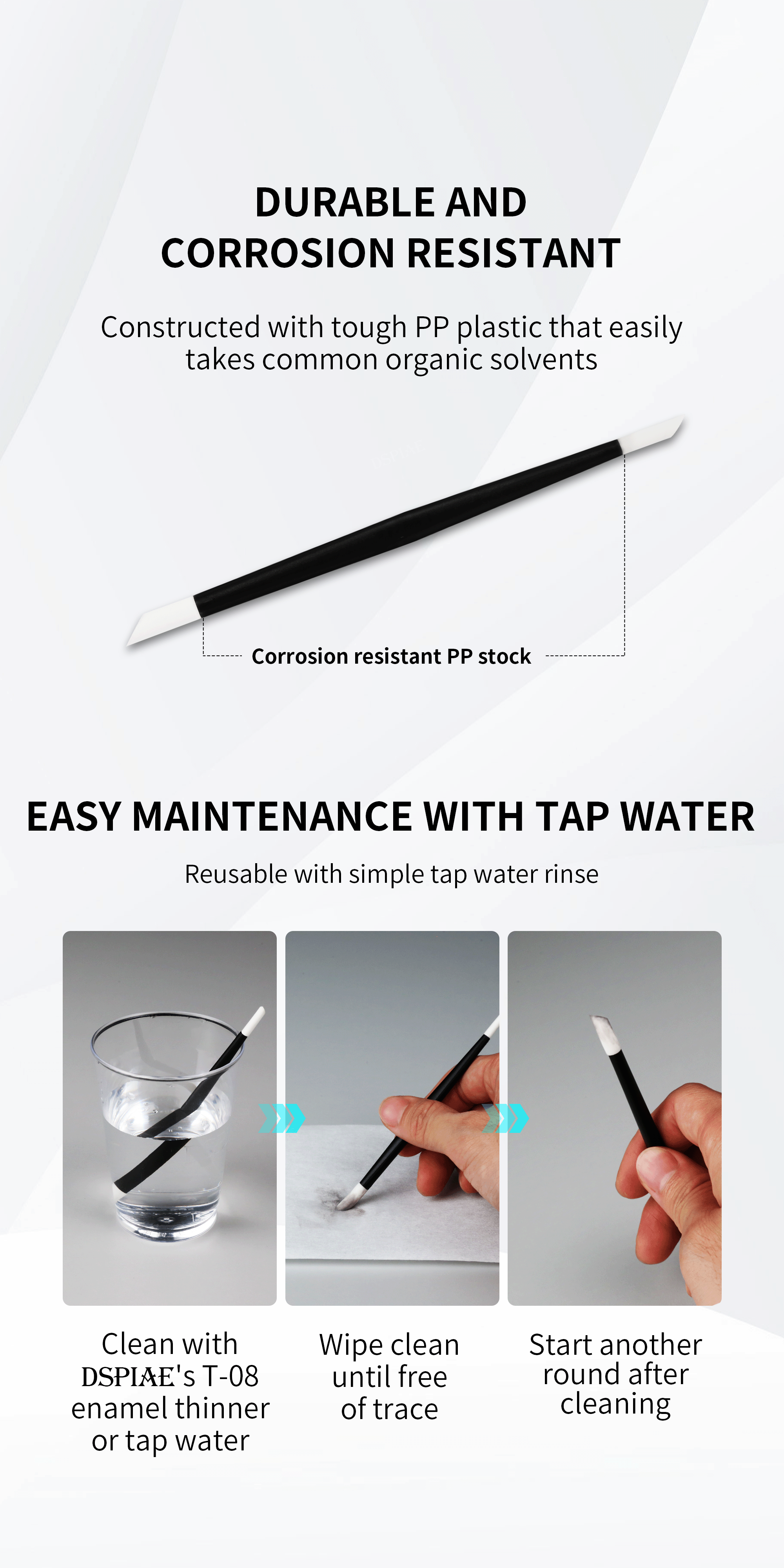 DSPIAE PT-WP Panel liner erasing pen