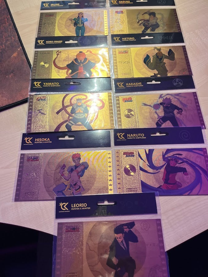 Naruto Hunter x Hunter Golden tickets