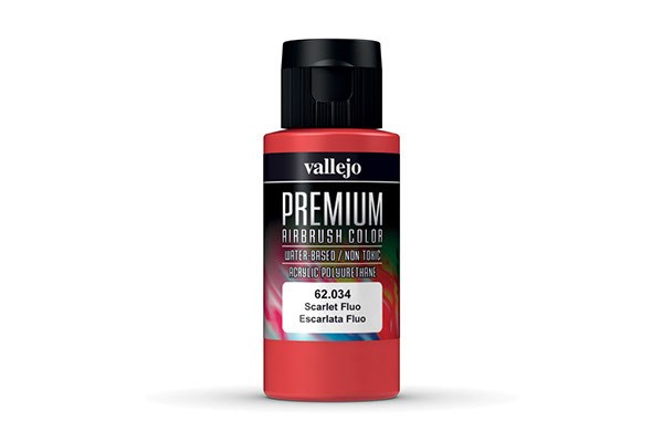 Premium color scarlet fluorescent 60ml
