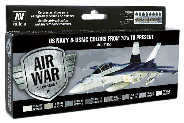 Model Air, US Navy & USMC from 70's, 8x17ml