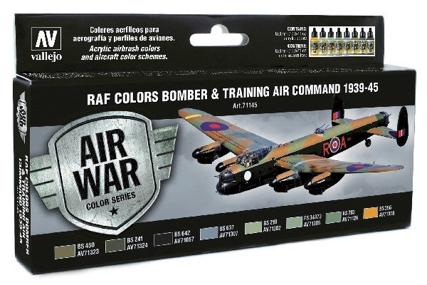 RAF Colors Bomb. & Train. Air Com. 1939-45, 8x17ml