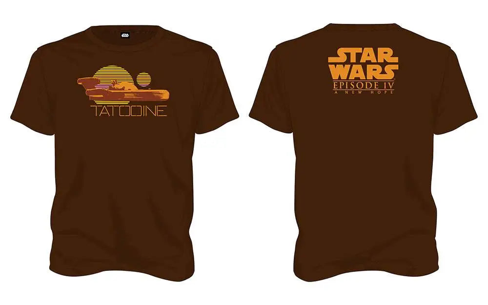 T/S SW TATOOINE BROWN MEN - L