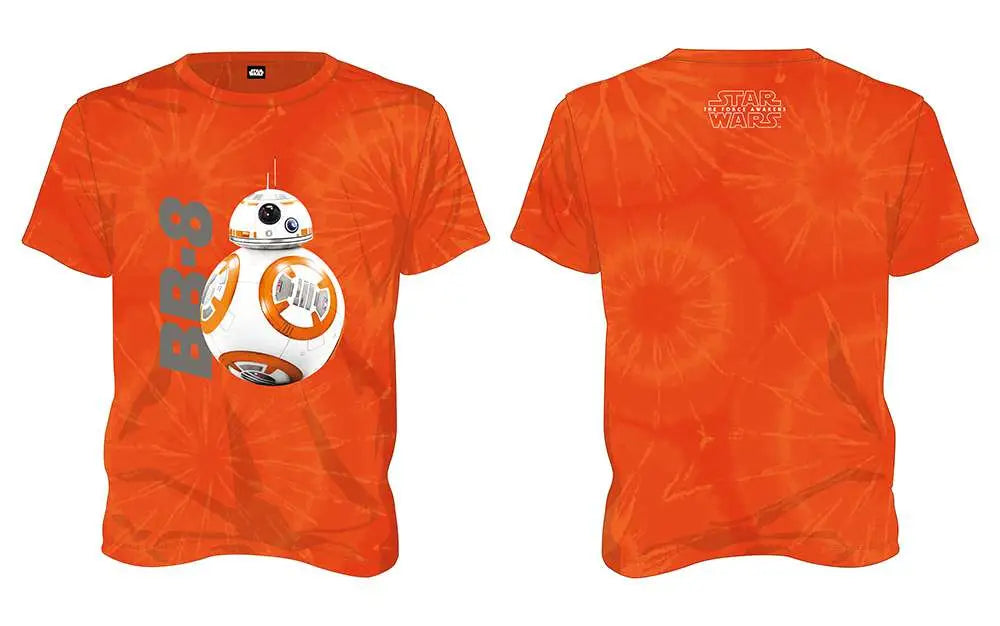 T/S SW EP7 BB-8 TIE DYE ORANGE MEN - XL