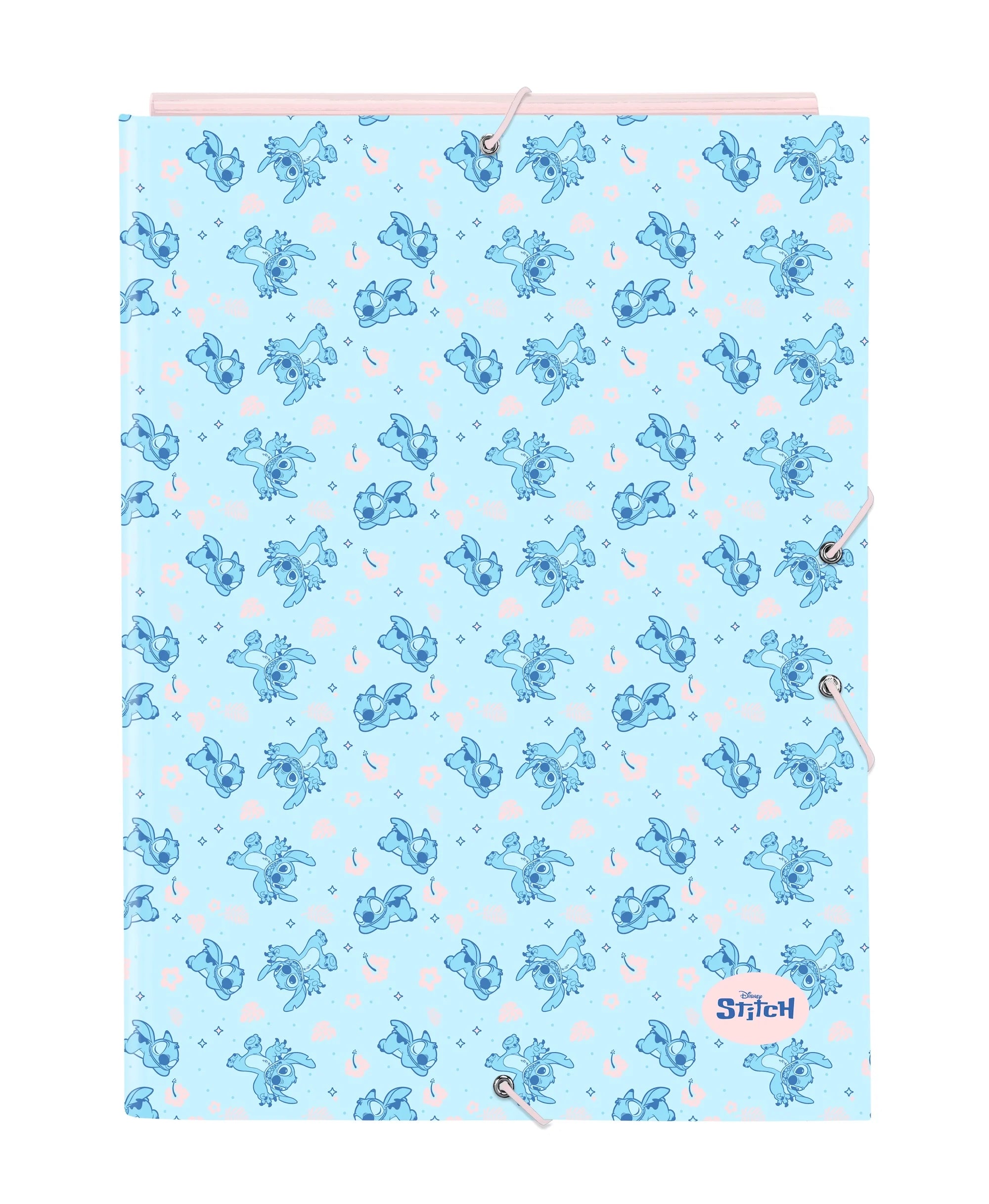 STITCH - Sleeping - A4 Premium Binder with Flaps & Elastic Band
