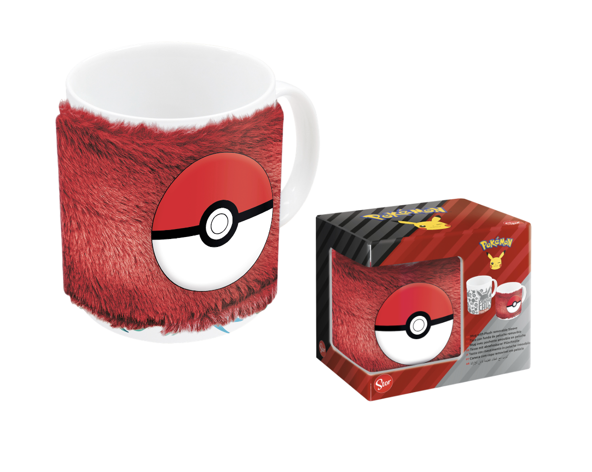 POKEMON - Pokéball - Fuzzzy Mug 11oz