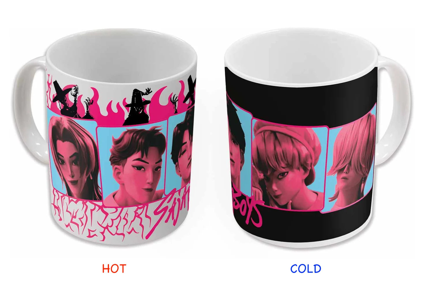 K-POP DEMON HUNTERS - Saja Boys - Heat Change Mug - 11 Oz