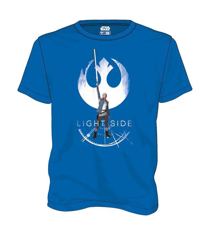 T/S SW EP VIII REY LIGHT SIDE BLUE BOY - L