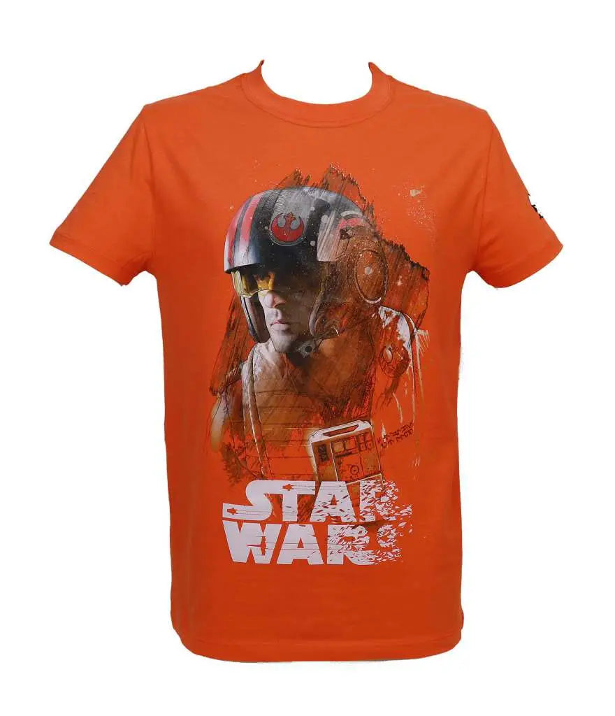 T/S SW EP VIII X-WING ORANGE BOY - M