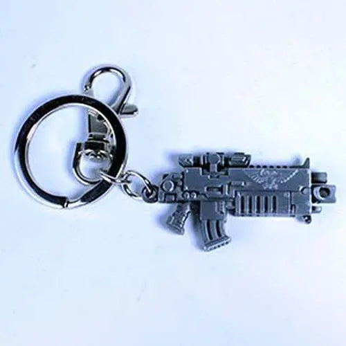 WARHAMMER 40K BOLTER METAL FINISH KCHAIN