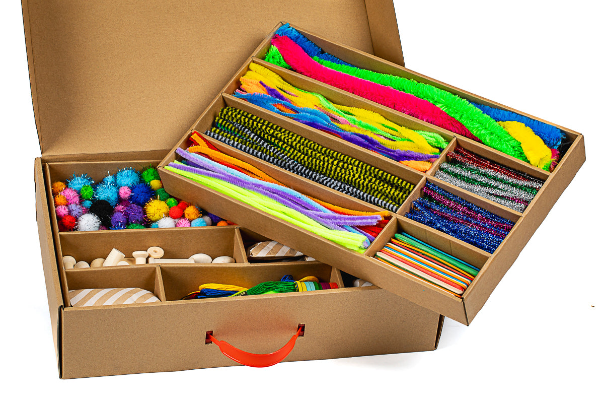 Hobby box med ca. 3000 dele ass.