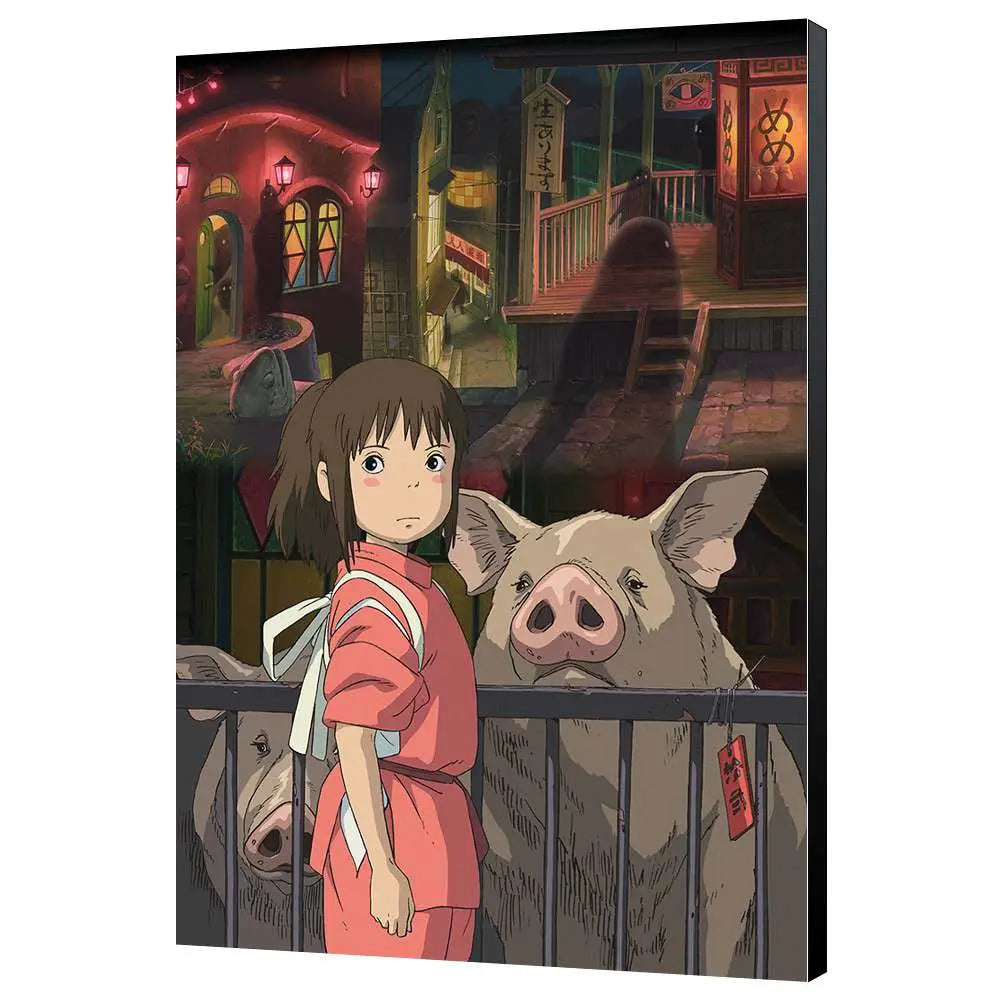 SPIRITED AWAY 35x50 WOOD PANEL