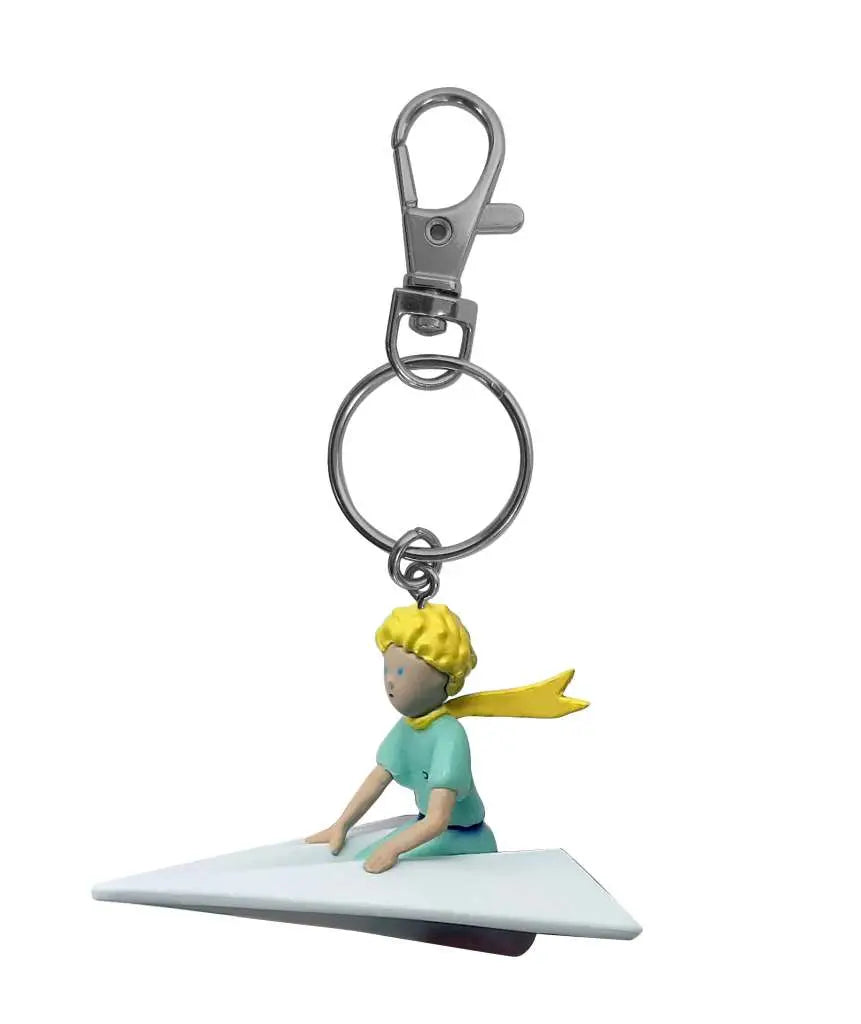 LITTLE PRINCE ON THE PAPER PLANE KEYRING