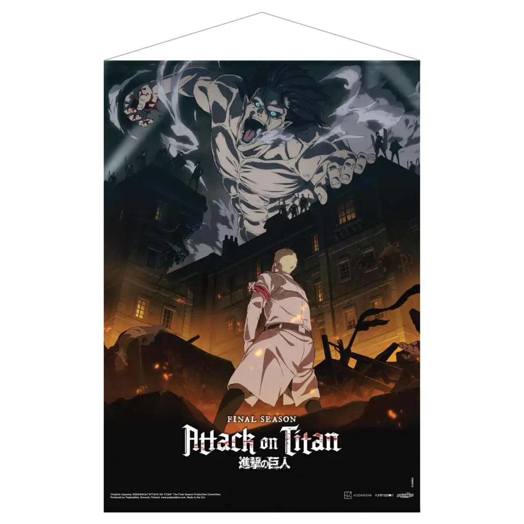 AOT FINAL SEASON FABRIC WALLSCROLL K-1