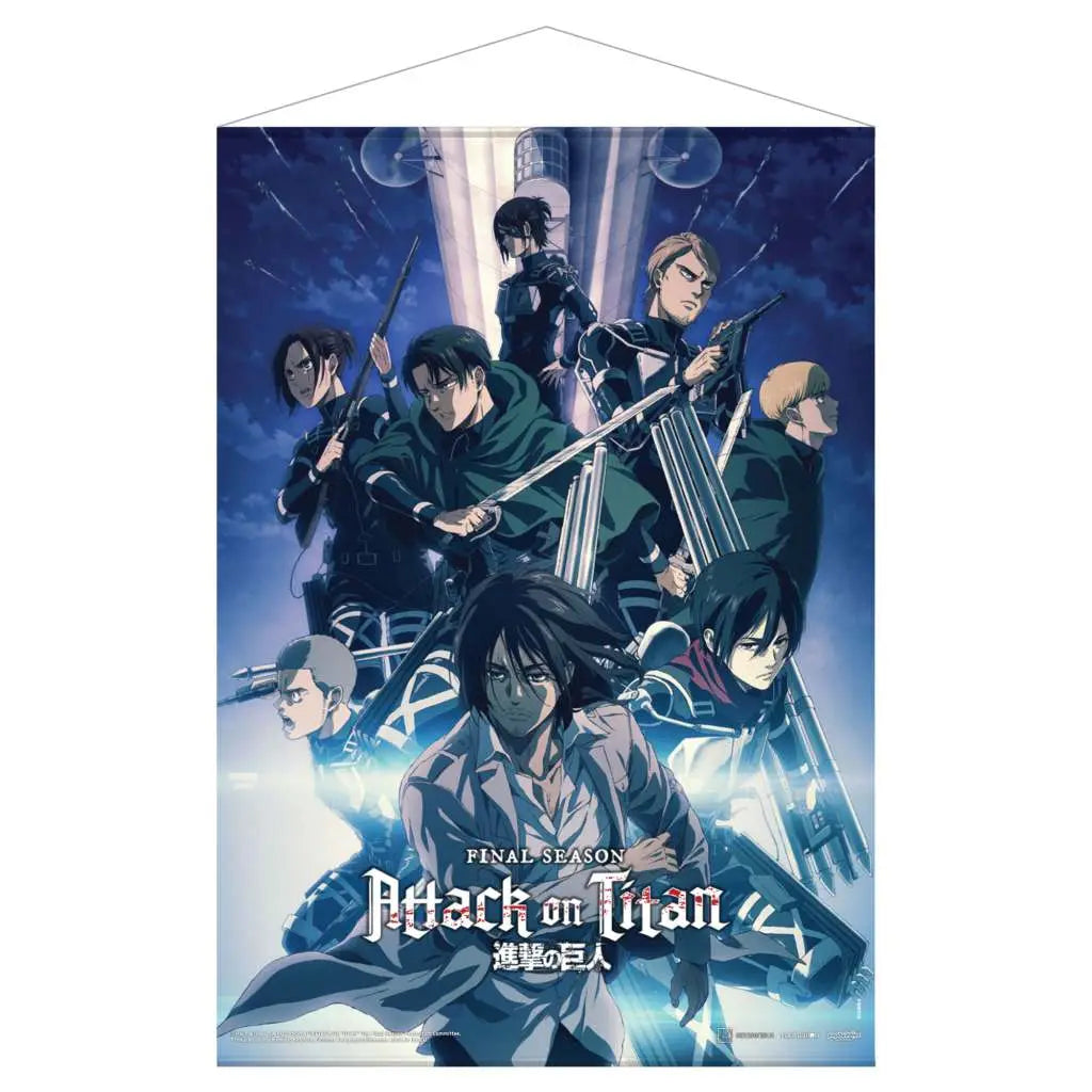 AOT FINAL SEASON FABRIC WALLSCROLL K-2