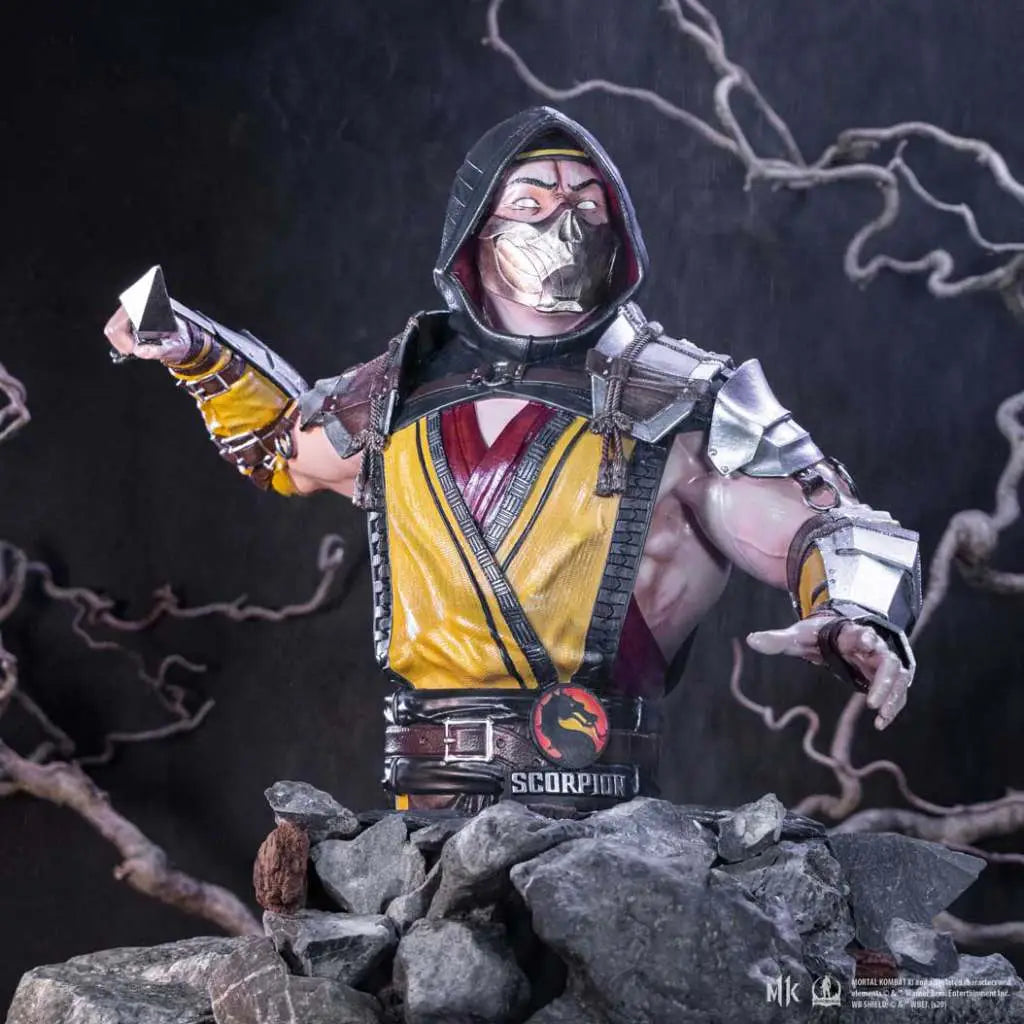 MORTAL KOMBAT SCORPION BUST
