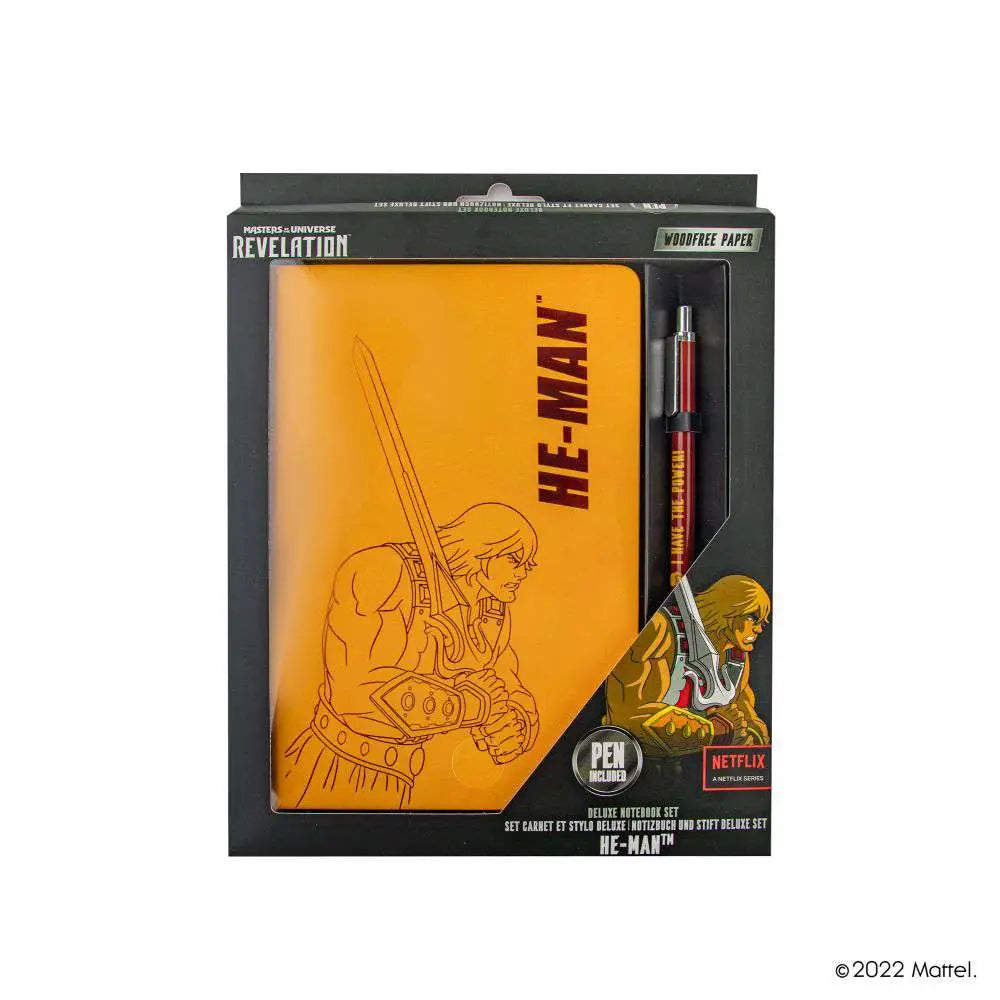 MOTU HE MAN SWORD NOTEBOOK DELUXE SET