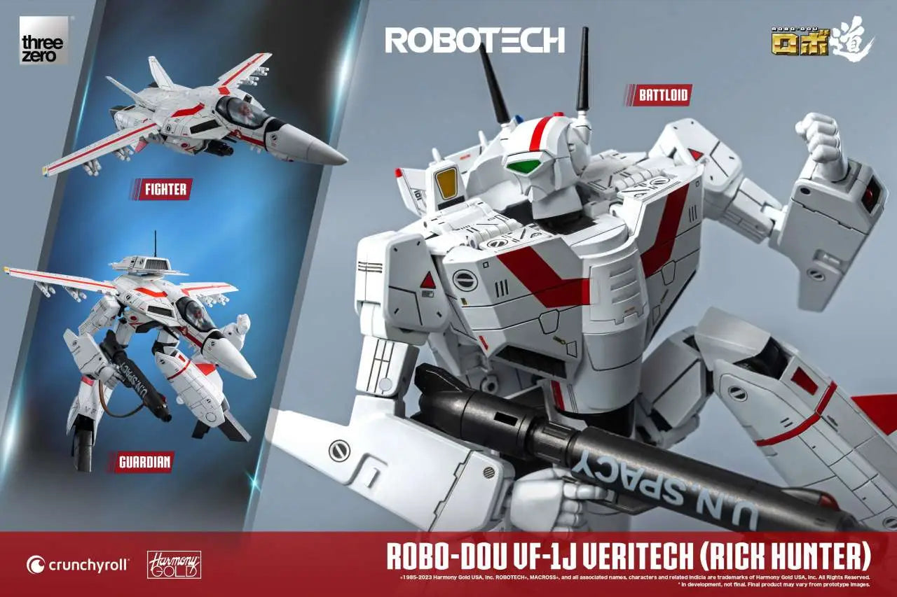 ROBOTECH ROBO-DOU VF-1J (VERITECH) RICK HUNTER FIGURE