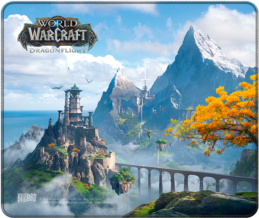 World Of Warcraft Dragonflight - Dragon Isle Mousepad, L