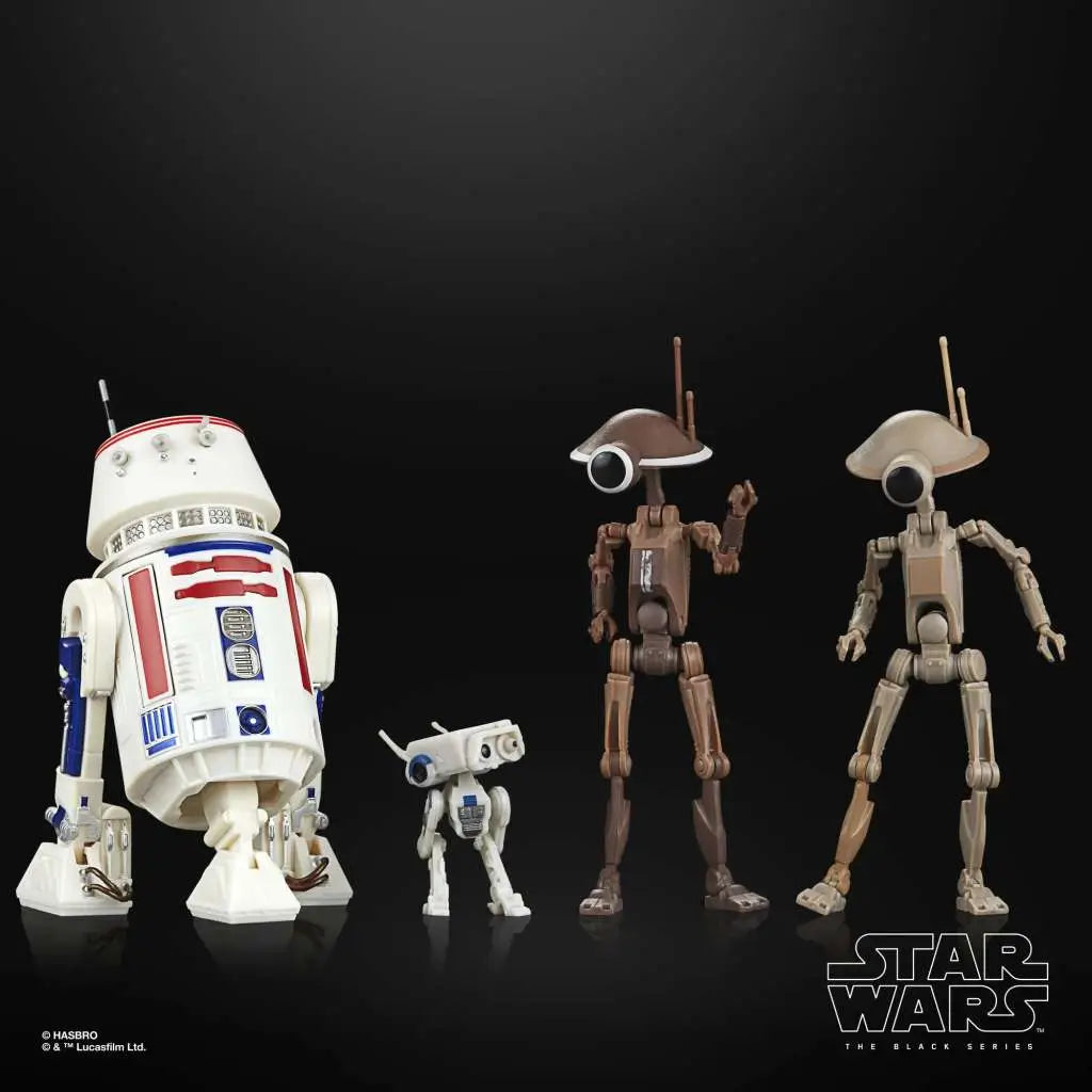 STAR WARS BLACK SERIES THE MANDALORIAN R5-D4, BD-72 AND PIT DROIDS ACTION FIGURE