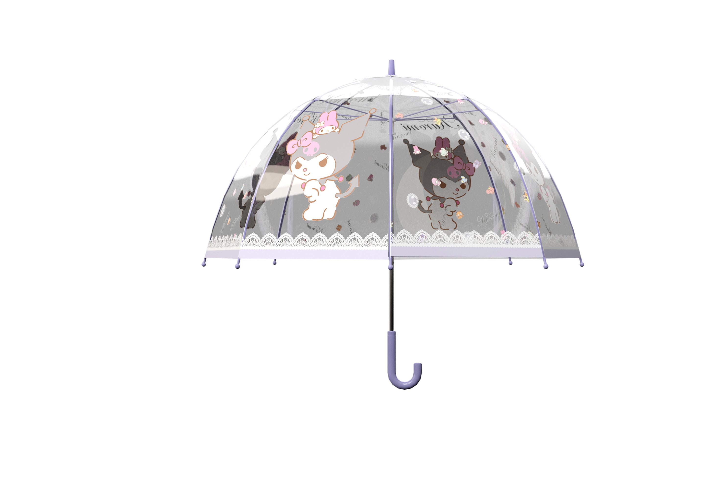 KUROMI - Manual Transparent Umbrella 48 cm