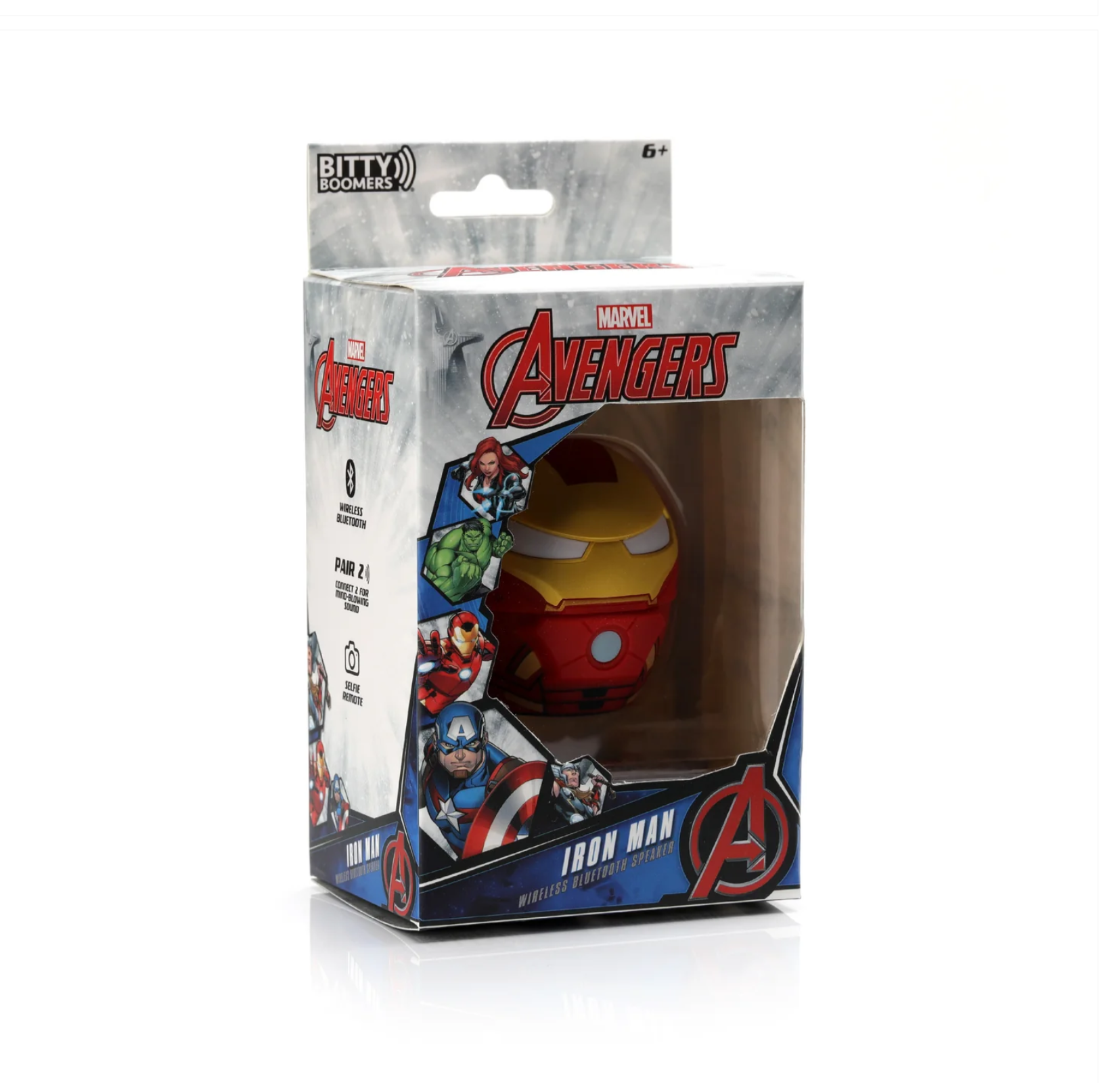 MARVEL - Iron Man - Mini Enceinte Bluetooth - Bitty Boomers