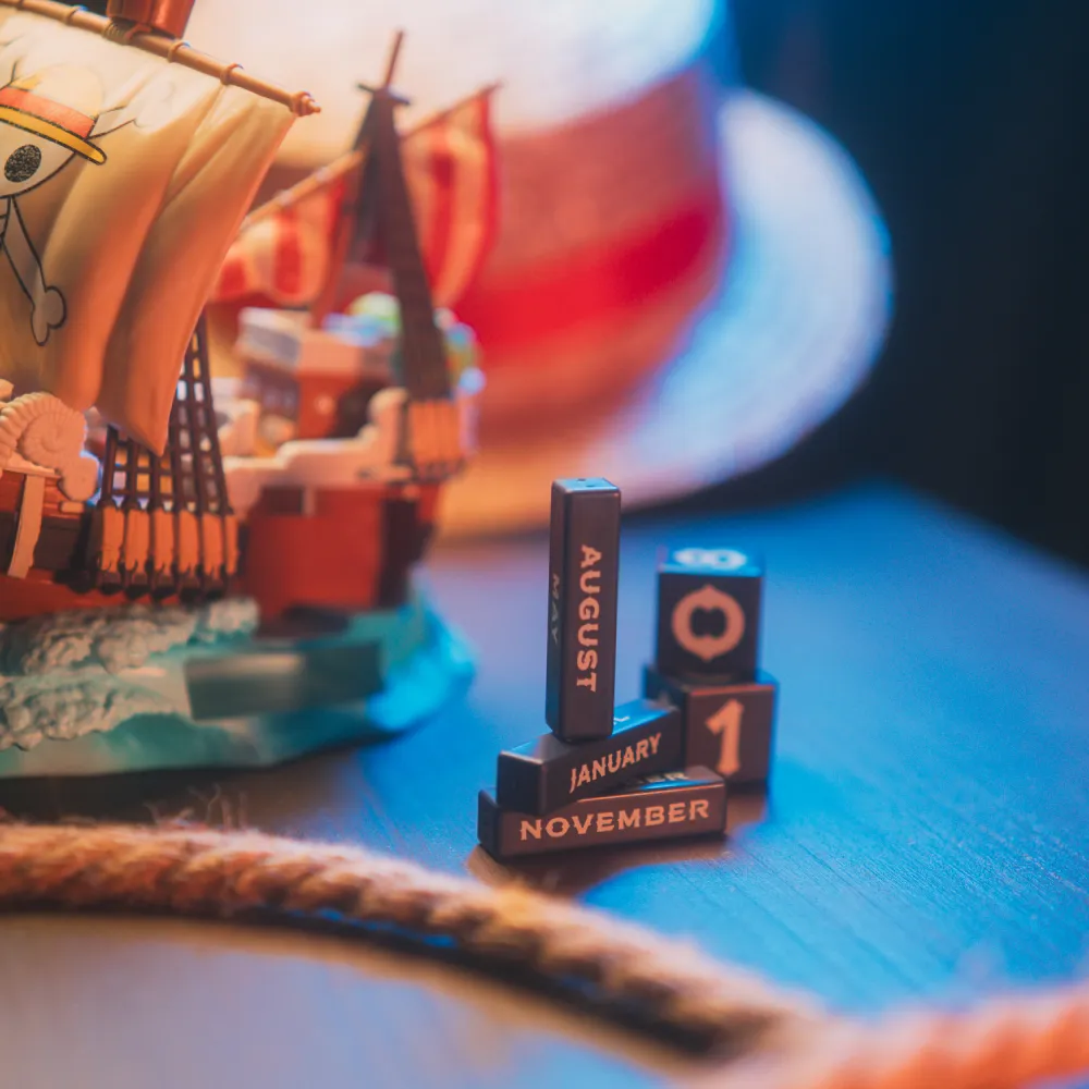 ONE PIECE NETFLIX - Going Merry - Calendrier Perpétuel 3D en Résine