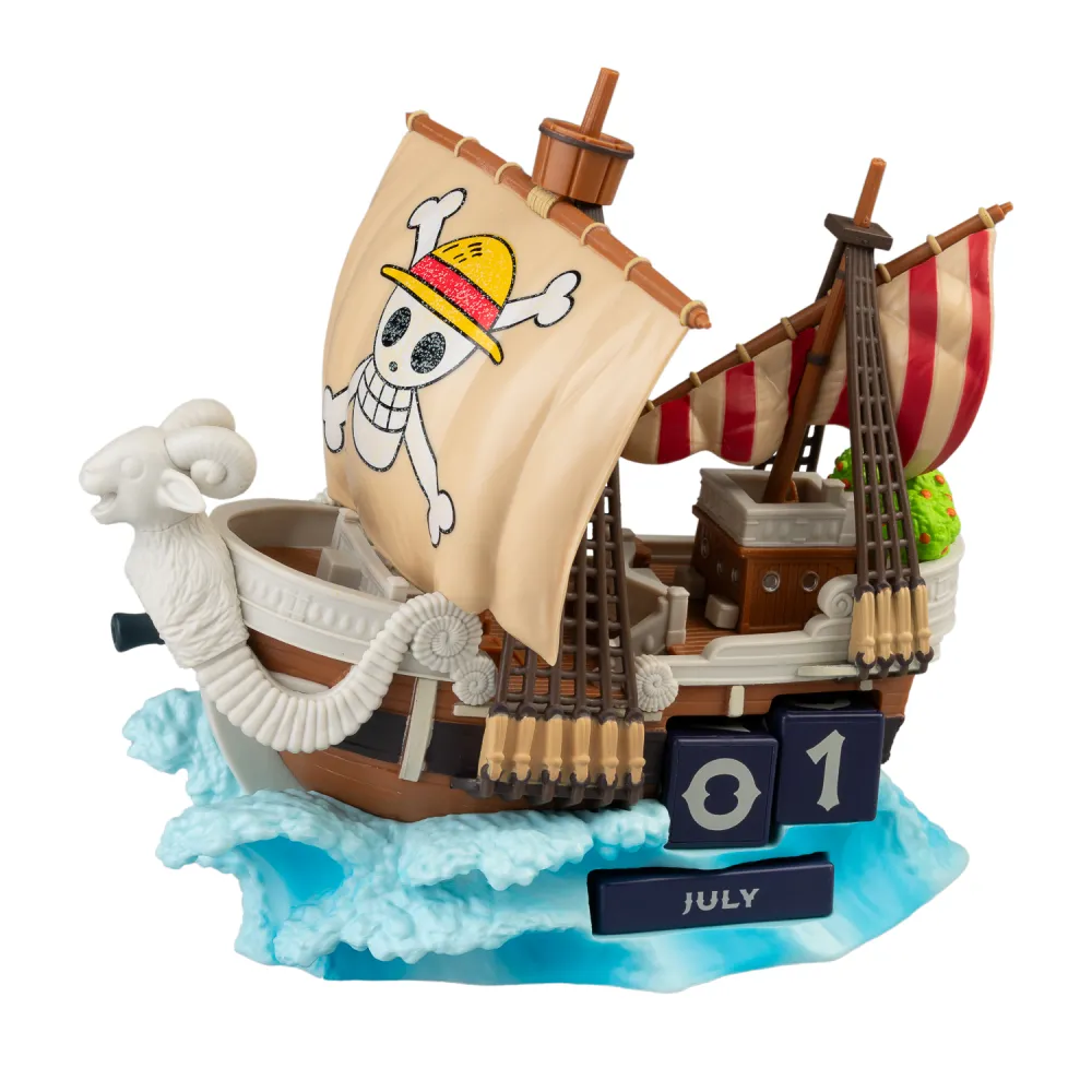 ONE PIECE NETFLIX - Going Merry - Calendrier Perpétuel 3D en Résine