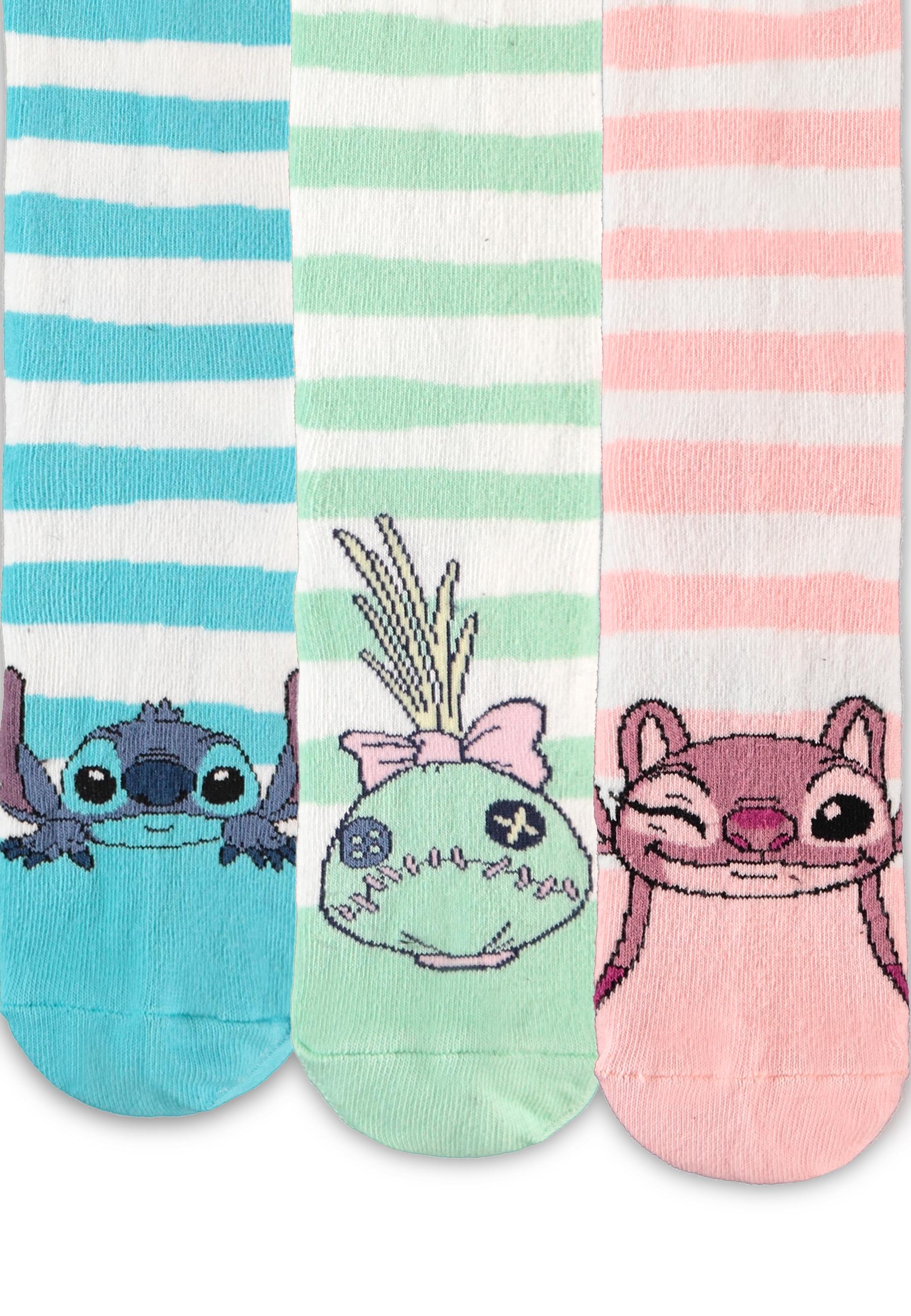 STITCH & ANGEL & SCRUMP - Pack of 3 pairs of socks (T39-42)