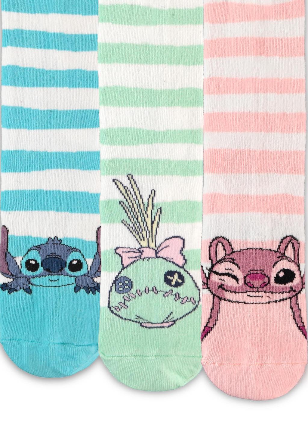 STITCH & ANGEL & SCRUMP - Pack of 3 pairs of socks (T39-42)
