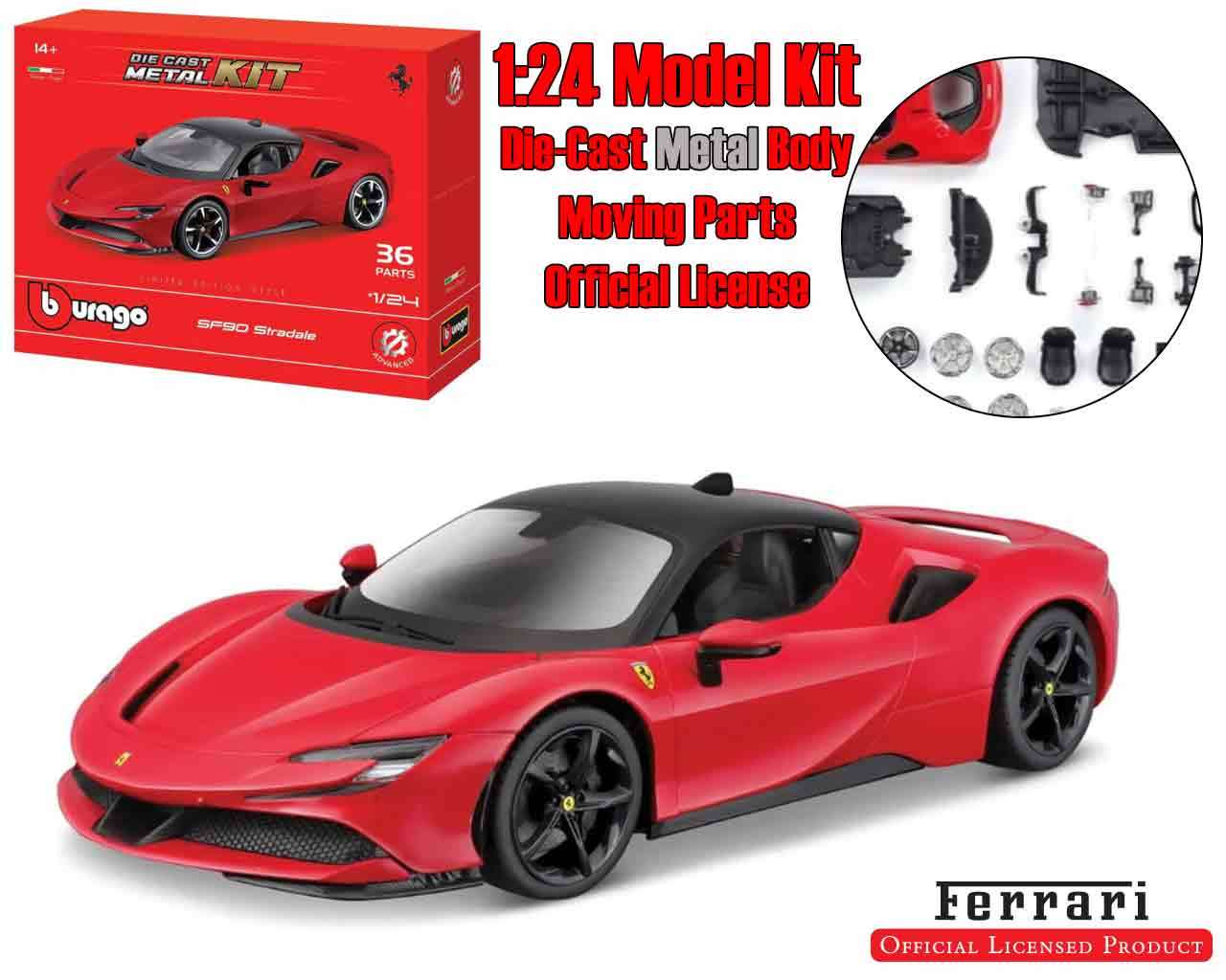 FERRARI - Sf90 Stradale - Model Kit 1/24